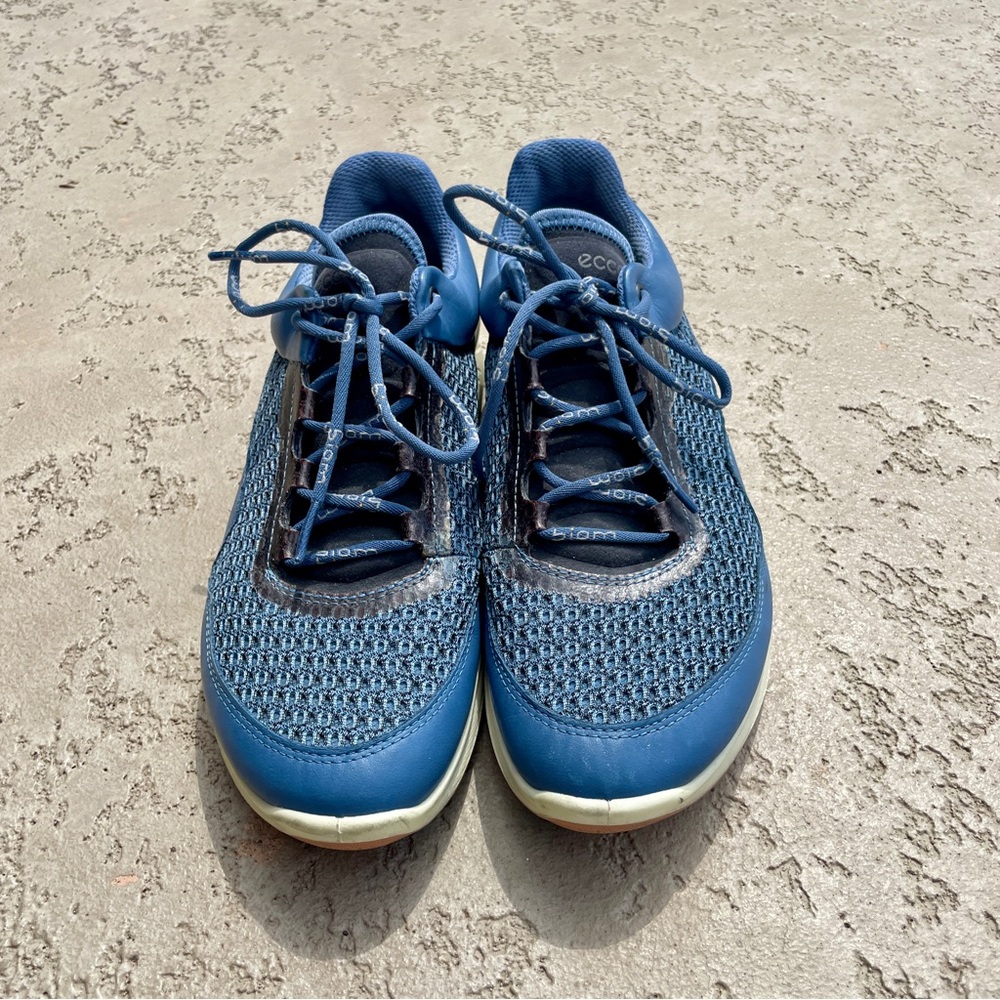 ❗️ECCO BIOM FJUEL SNEAKERS 
SHOES LOW TOP BLUE UK SIZE 39 US SIZE 8👟